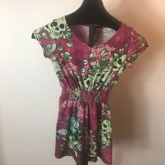 open lace back dress Skullpanda Purple Butterfly Dress Set | Handmade Ethereal Outfit